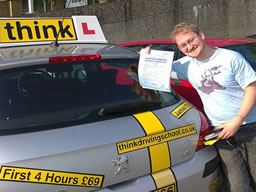 Jack guildford happy with think driving school
